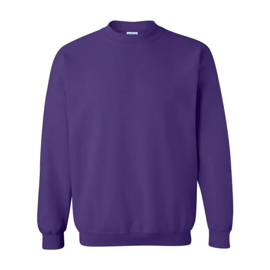 Gildan&reg; Midweight Crewneck Long Sleeve Sweatshirt Purple {1}