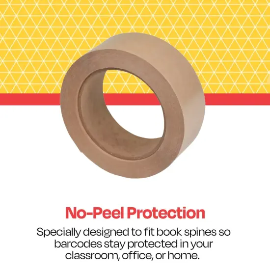 School Smart Vinyl Label Protectors, Round Corner Rectangle, 1-1/2 x 4 Inches, Clear, Pack of 500 {5}