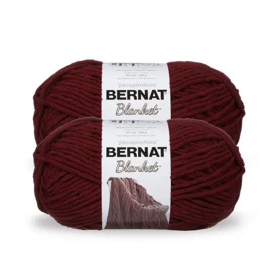 Bernat Blanket Big Ball Yarn 24 Pack-Purple Plum {1}