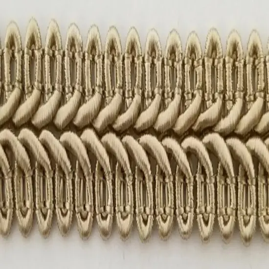 1/2" Chinese French Braid Gimp Trimming - 12 Continuous Yards - Many Colors! Beige {1}