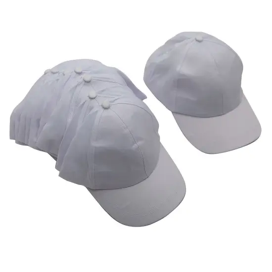 Color-Me&trade; Baseball Caps (Pack of 12) {1}
