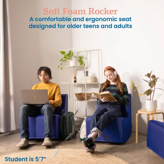 SoftZone Rocker, Flexible Seating Blue {3}