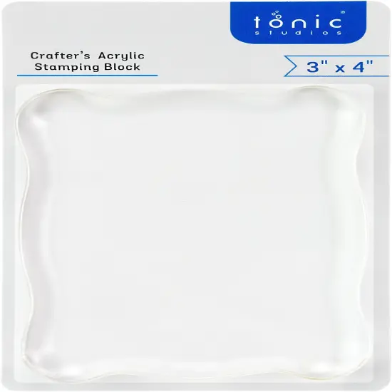 Tonic Studios Acrylic Stamping Block-3"X4" {1}