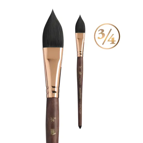 Princeton Series 4750 Neptune Synthetic Squirrel Brush-Short Handle Oval Wash 3/4" {3}