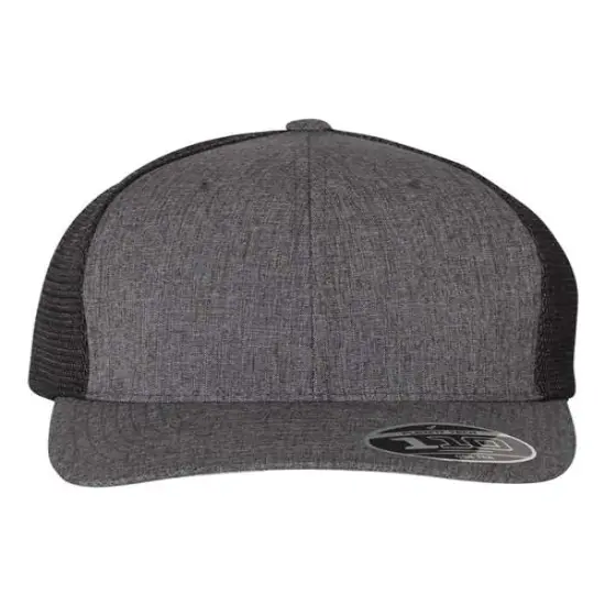 Flexfit&reg; Mesh Back Cap Melan Charcoal/Black {1}