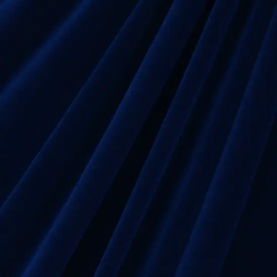 1 Yard Stretch Velvet Fabric Soft Medium Weight Sheen 4-Way Stretch 58/60" Width Navy {1}