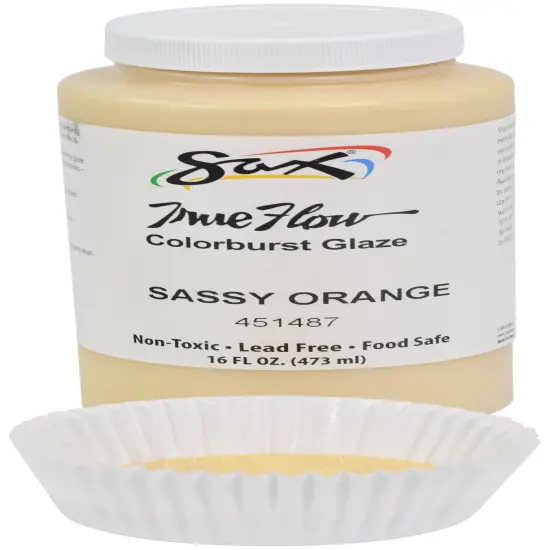 Sax Colorburst Glaze, Sassy Orange, 1 Pint {5}