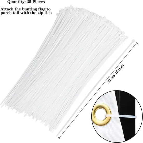 American Flag Bunting Patriotic Pleated Fan Flag {4}