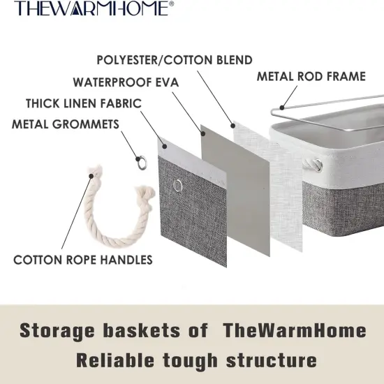 Small Storage Baskets for Organizing,Storage Baskets for Shelves {4}