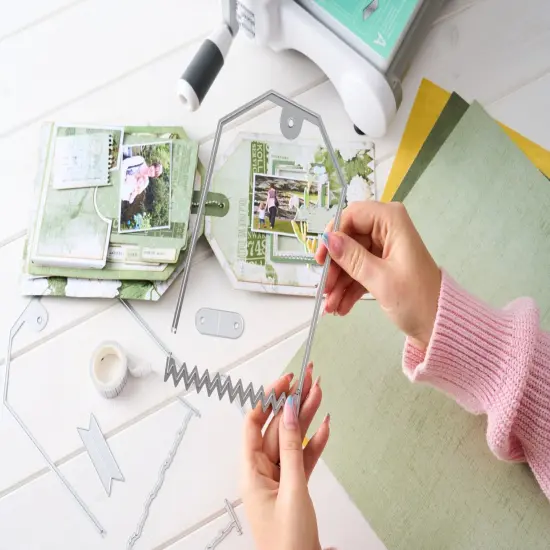 Sizzix Thinlits Set 17/Pkg, Snap and Swap by 49 and Market-Large Tags {5}