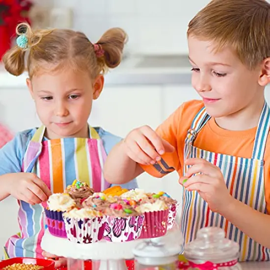 450 Pieces Valentine's Day Cupcake Liners Heart Baking Cups Cupcake Wrappers Paper Wraps Muffin Liners for Valentine's Day Wedding Birthday Party Candy Cake Decorations Supplies (9 Designs) {3}