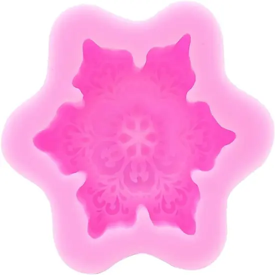 3D Snowflake Silicone Soap Molds for Soap Making {3}