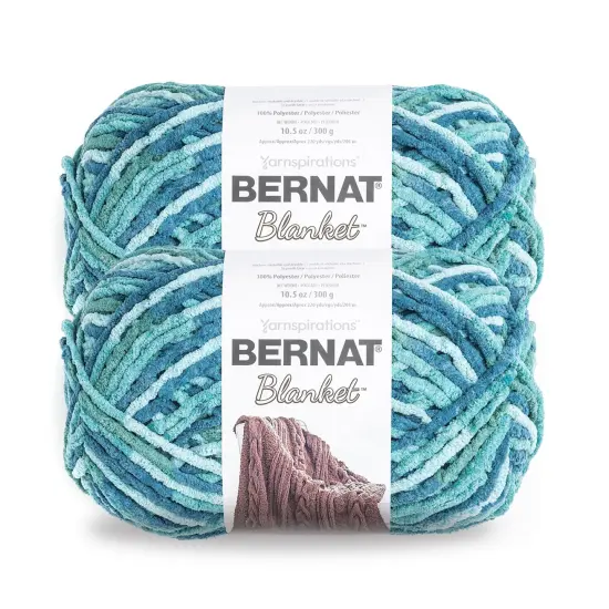 Bernat Blanket Big Ball Yarn 24 Pack-Tidepool {1}