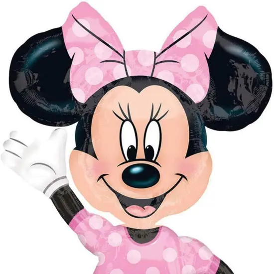 Minnie Mouse 54" Tall Airwalkers Mylar/Foil Balloon {2}