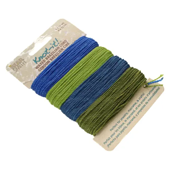 The Beadsmith Brazillian Waxed Cord Mix Hang Loose {5}