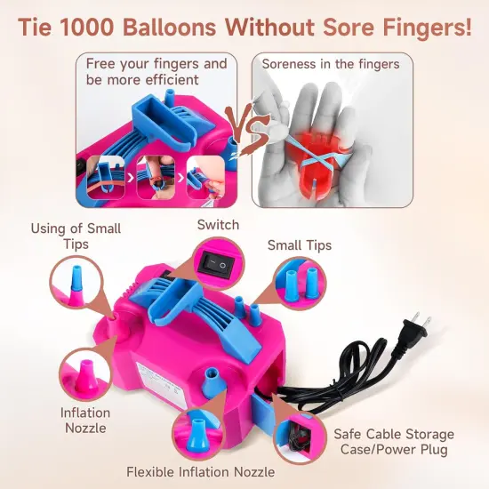 Rose Gold Balloon Garland Kit, 142Pcs Nude Pastel Pink Gold and Rose Gold Confetti Balloon Arch Kit with Electric Pump for Wedding Bridal Shower Princess Party Girl Birthday Baby Shower Decorations {5}