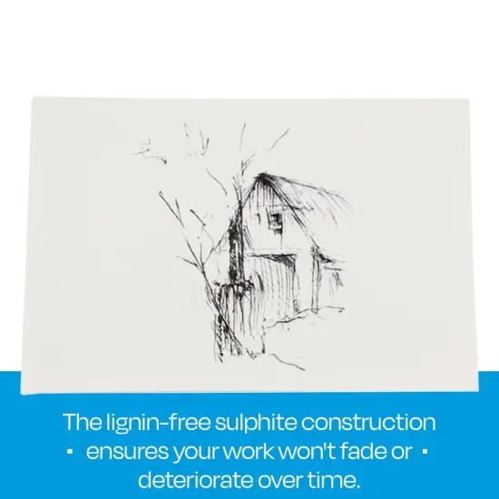 Sax Sulphite Drawing Paper, 70 lb, 12 x 18 Inches, Extra-White, Pack of 500 {7}