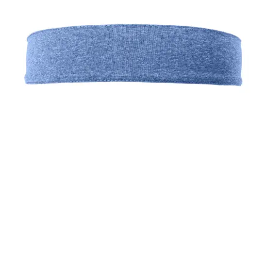 Sport-Tek&reg; Contender Headband Tr Navy Hthr {6}