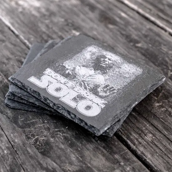Coaster - Slate - Dont Drink solo - SET OF 2 {1}
