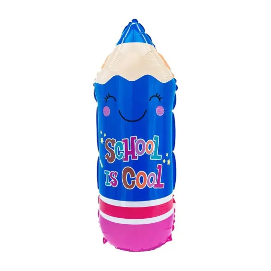 LA Balloons&reg; 29 Inch Back To School Pencil Blue Balloon {1}
