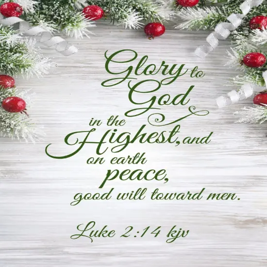 Glory to God - Large Christmas Card Boxed Assortment with KJV Scripture {6}
