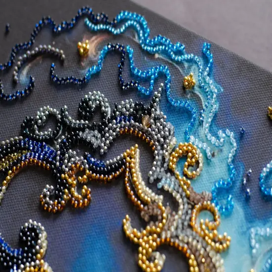 Bead Embroidery Kit - The key to happiness {5}