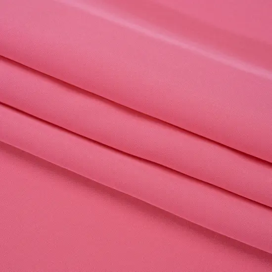 1 Yard Silk 4 Ply Crepe Carmine Rose Pure Silk Fabric for Luxury Gowns, 44 Inches Width {4}