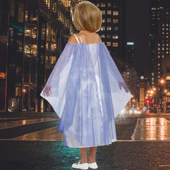 Elsa SEA Classic Frozen Queen Costume for Toddler Girls Halloween Dress {4}