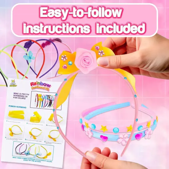Rainbow Headband DIY Kit for Kids {3}