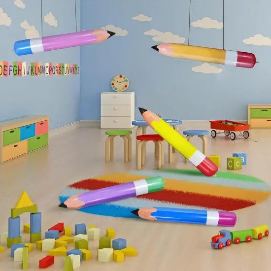 Colorful Pencil Foil Balloons Back To School Balloons Set-5 Pcs 27 Inch {4}