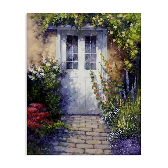 Stupell Industries Back Doorway Plants Canvas Wall Art Design by Hilary Mayes {1}