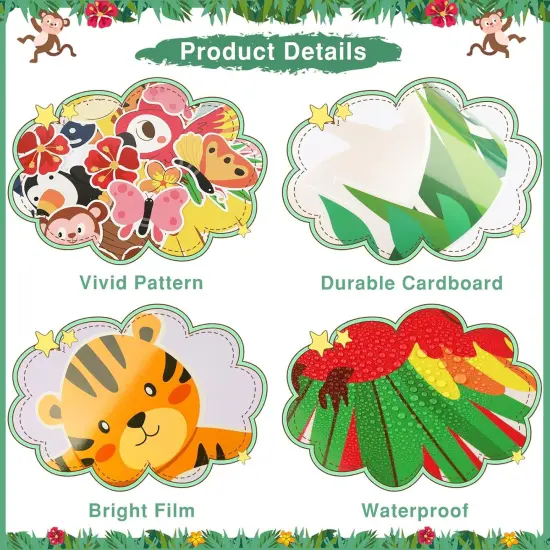 Jungle Animals Bulletin Board Decoration Set {4}