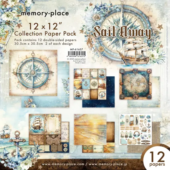 Memory Place Collection Pack 12"X12"-Sail Away {1}