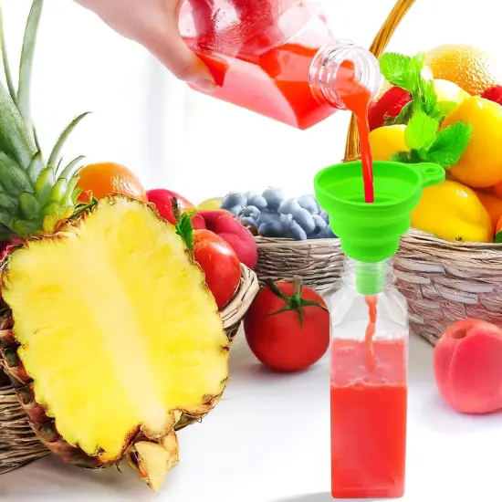 36pcs 16oz Plastic bottles with lids, juice bottles with caps {2}