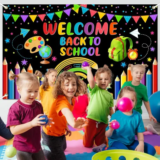 Welcome Back to School Banner(Color-2) {4}