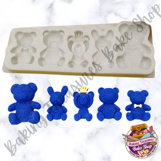 Teddy Team Silicone Mold {3}