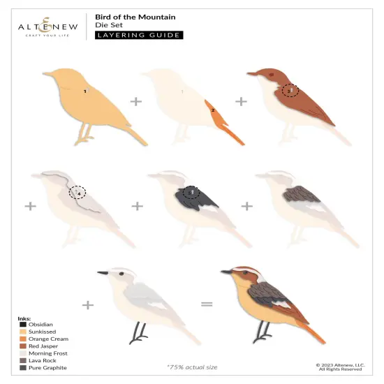 Bird of the Mountain Die Set {3}