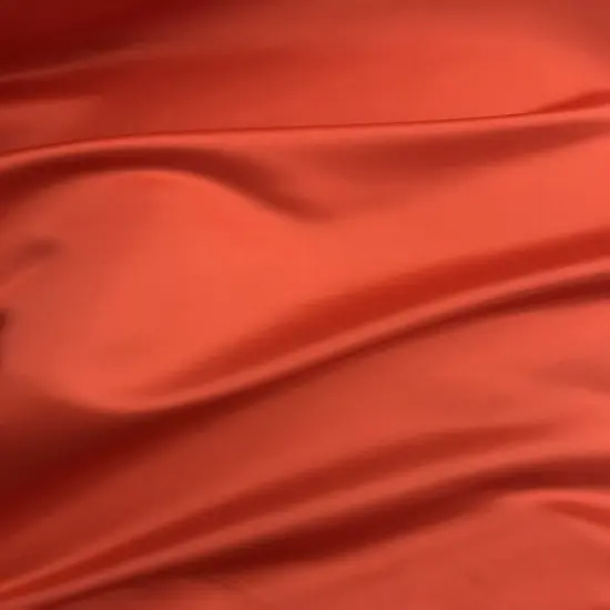 1 Yard Orange Dull Satin Fabric 58/59 Inches Wide Medium Weight Polyester {1}