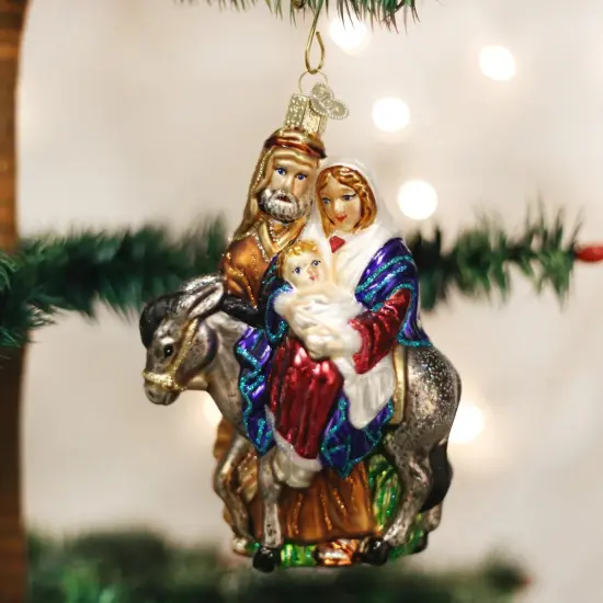 Old World Christmas: Flight To Egypt Hanging Ornament {5}