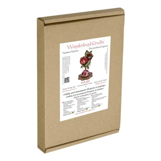 Bead embroidery kit on wood FLK-287 {6}