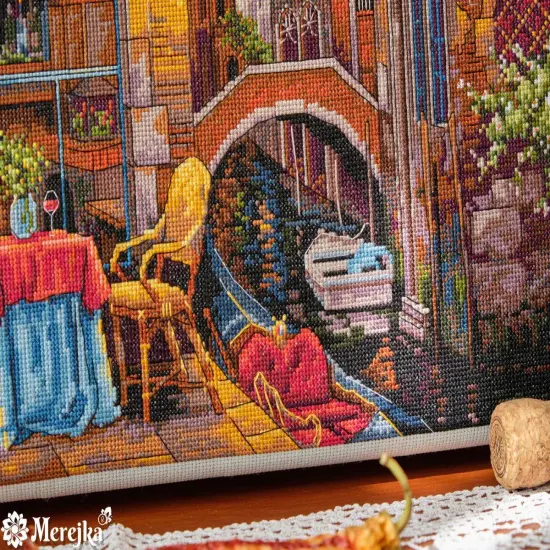 Our Special Place in Venice K-160 Counted Cross-Stitch Kit {5}