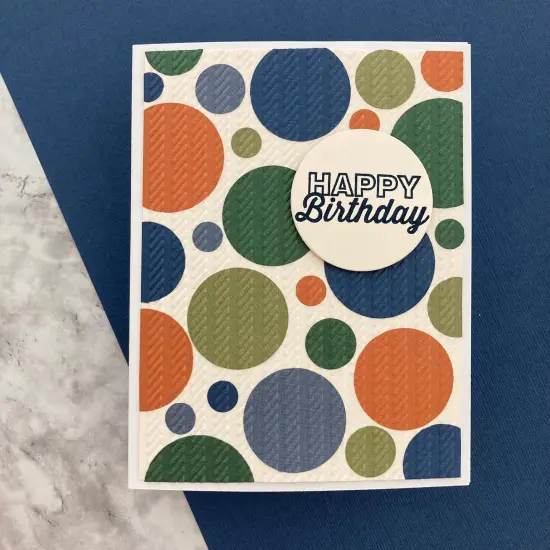 BLUE JEANS - Textured 12x12 Cardstock - Encore Paper {2}