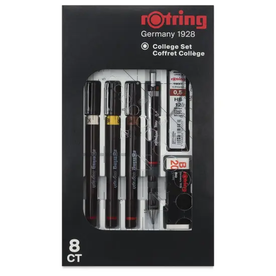Rotring Isograph Technical Pens - 0.25 mm, 0.35 mm, 0.5 mm, Set of 3 {2}