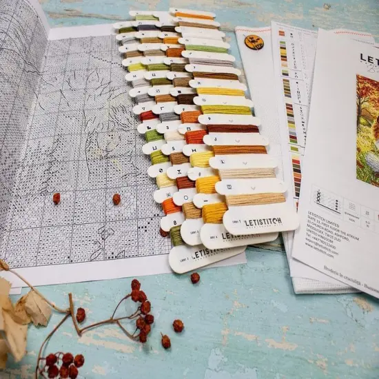 A Friend for Little Fox L8061 Counted Cross Stitch Kit {2}