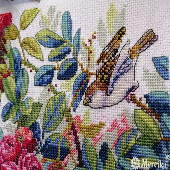 Rose Bush K-150 Counted Cross-Stitch Kit {4}