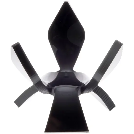 Plymor Black Acrylic Ball or Sphere Flower Petal Display Holder Stand, 1.375" H x 1.75" W x 1.75" D {1}