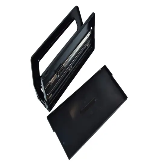 School Smart 3-Hole Heavy Duty Punch, 40 Sheet Capacity, 9/32 Inches, Black {4}