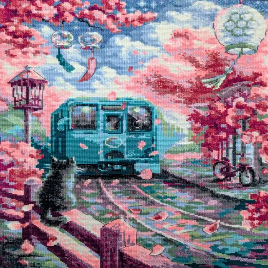 Spring Express R2233 Counted Cross Stitch Kit {3}