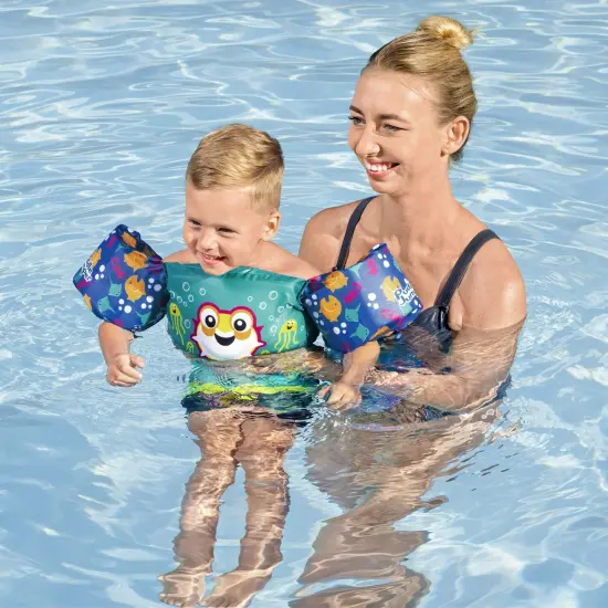 Puddle Jumper Child Deluxe Life Vest - Blowfish (For Childred 33-55 lbs) {4}