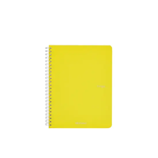 Fabriano Ecoqua Original Spiral-Bound Notebook, A5, 70 Sheets Yellow {1}
